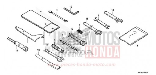 OUTIL CBR650RAK de 2019